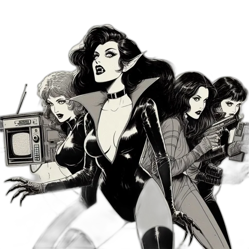jacket, comic book art, concept art, cyberpunk transparent PNG cut-out