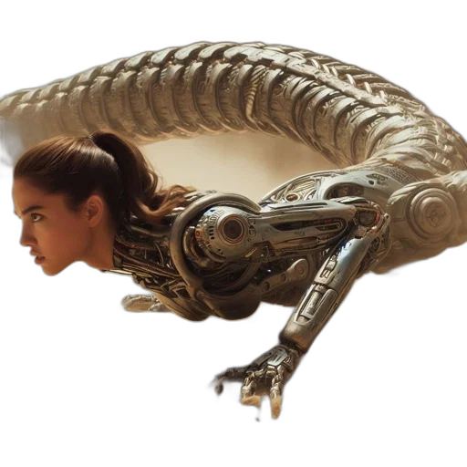 creature, robot, animal, hair transparent PNG cut-out