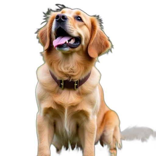 animal, staff, photorealistic, oil painting transparent PNG cut-out