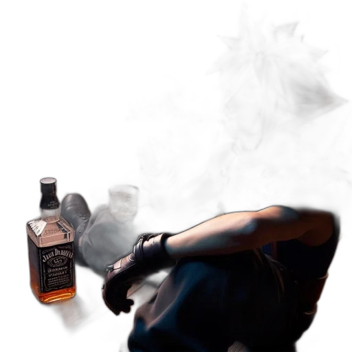 bottle, mask, weapon, dragon transparent PNG cut-out