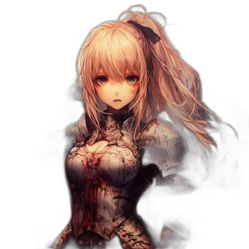 dress, weapon, face, dragon transparent PNG cut-out