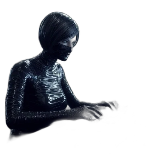 robot, dress, jacket, mask transparent PNG cut-out