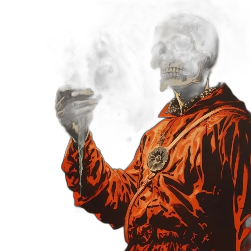 jacket, mask, staff, face transparent PNG cut-out