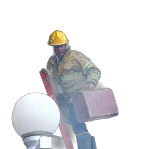 robot, staff, mask, hat transparent PNG cut-out