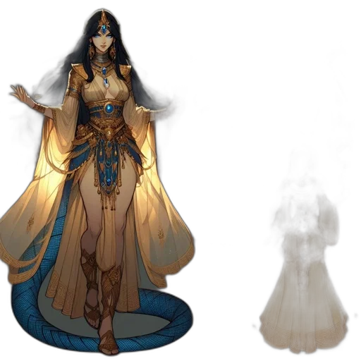 concept art, fantasy art, comic book art, 3d render transparent PNG cut-out