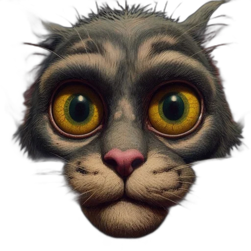animal, face, creature, staff transparent PNG cut-out