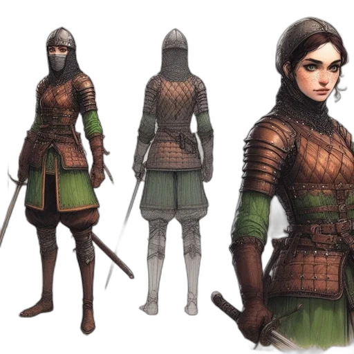 sword, concept art, fantasy art, 3d render transparent PNG cut-out