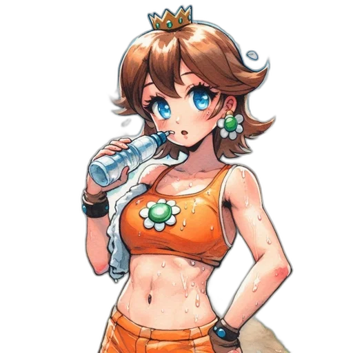dress, bottle, staff, weapon transparent PNG cut-out