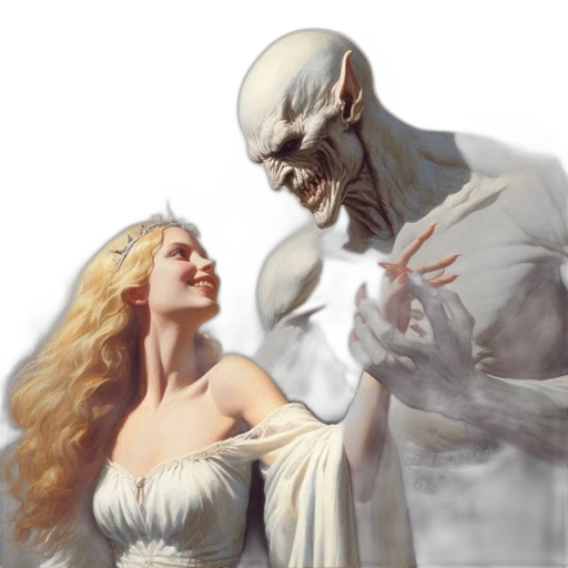 concept art, fantasy art, comic book art, photorealistic transparent PNG cut-out