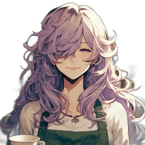 face, staff, hair, crown transparent PNG cut-out