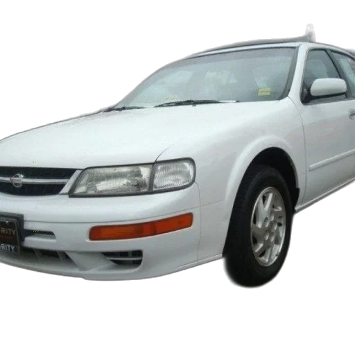 car, photorealistic, white, nissan transparent PNG cut-out