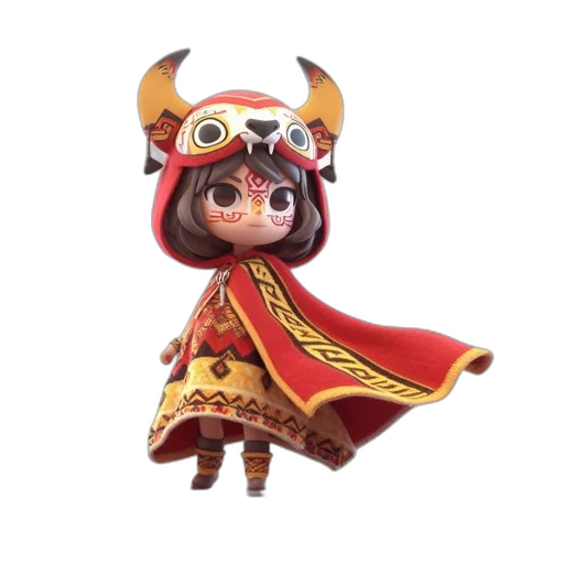 mask, staff, dragon, concept art transparent PNG cut-out
