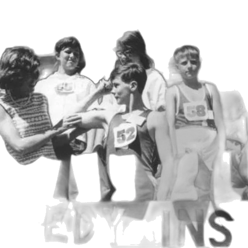 black, white, photo, group transparent PNG cut-out