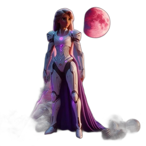 concept art, fantasy art, comic book art, 3d render transparent PNG cut-out