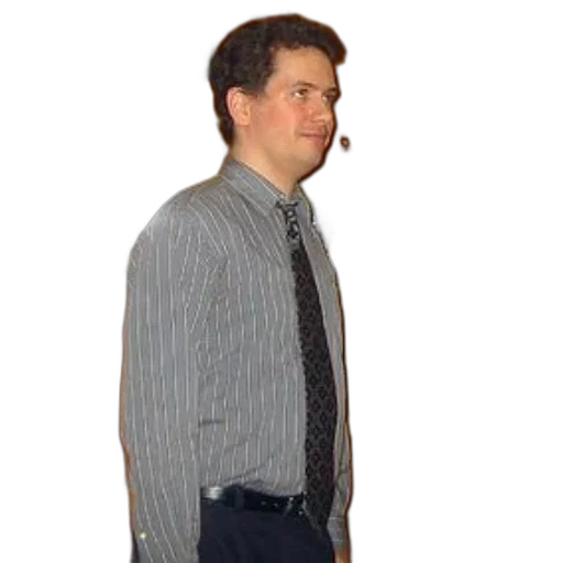 staff, jacket, face, dress transparent PNG cut-out