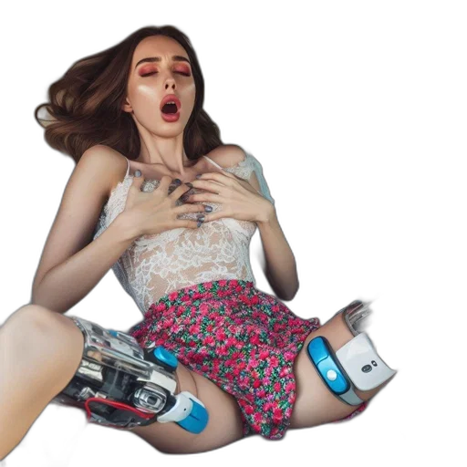 robot, dress, car, shoes transparent PNG cut-out