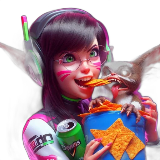 staff, food, face, dragon transparent PNG cut-out
