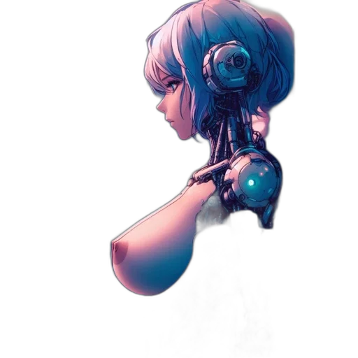 robot, face, weapon, dress transparent PNG cut-out