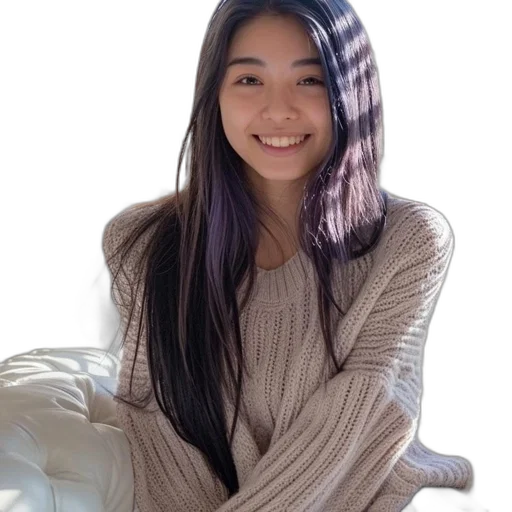 hair, dress, jacket, hat transparent PNG cut-out