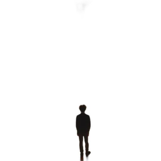 robot, creature, staff, jacket transparent PNG cut-out