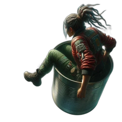 hair, food, jacket, shoes transparent PNG cut-out