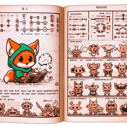 concept art, illustration, features, fox-like transparent PNG cut-out