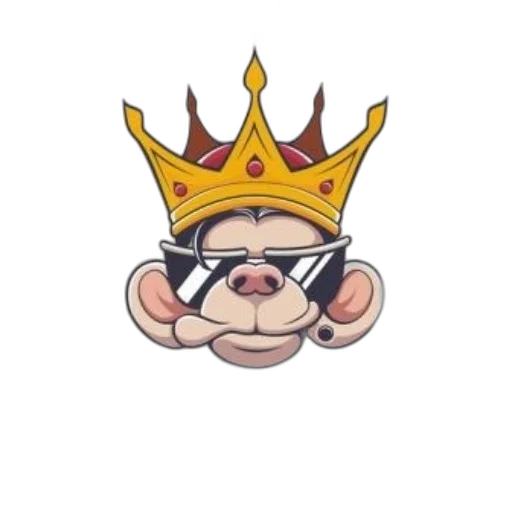crown, concept art, cartoon, pixel art transparent PNG cut-out