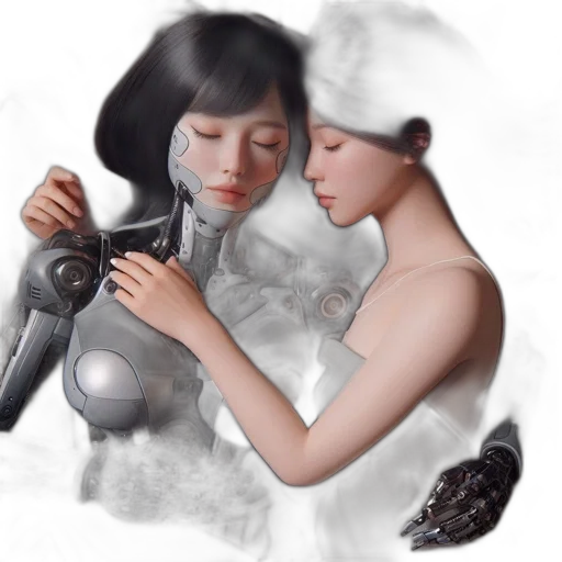 robot, mask, jewelry, concept art transparent PNG cut-out