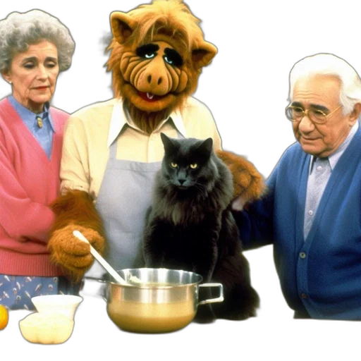 food, fire, elderly, couple transparent PNG cut-out