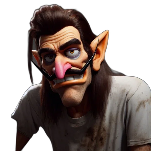face, mask, staff, concept art transparent PNG cut-out