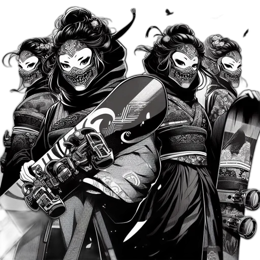 mask, weapon, sword, staff transparent PNG cut-out