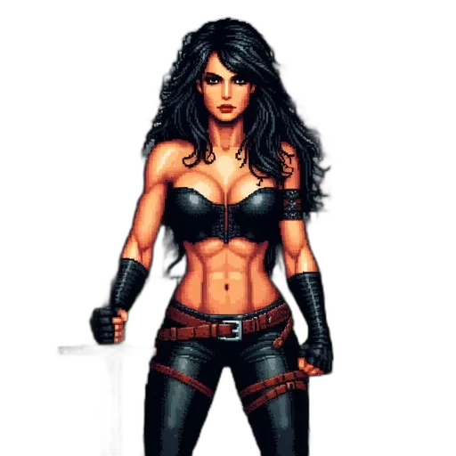 comic book art, concept art, fantasy art, pixel art transparent PNG cut-out