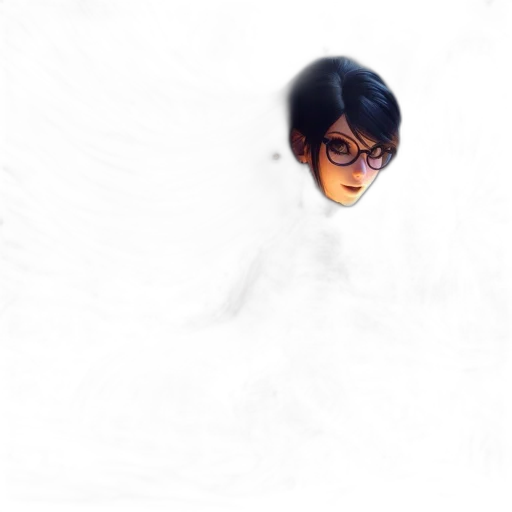 robot, face, creature, staff transparent PNG cut-out