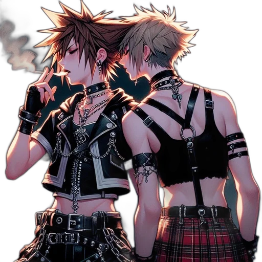cyberpunk, concept art, anime, comic book art transparent PNG cut-out