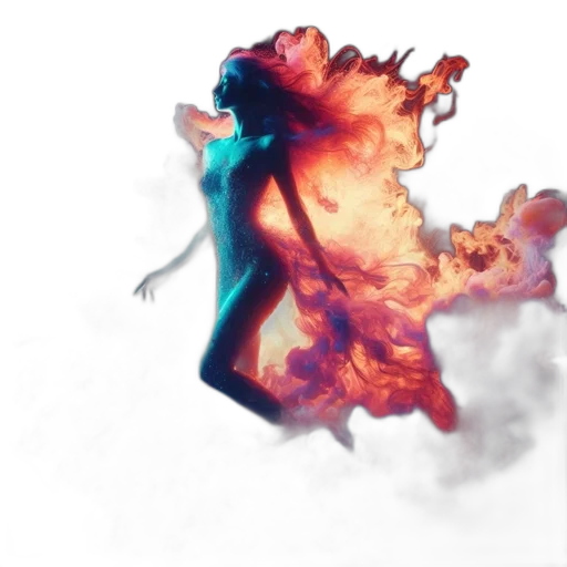 dress, dragon, concept art, fantasy art transparent PNG cut-out