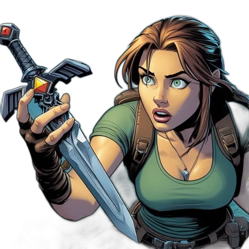 weapon, comic book art, concept art, cartoon transparent PNG cut-out