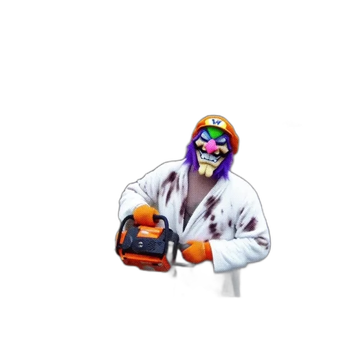 mask, jacket, weapon, robot transparent PNG cut-out