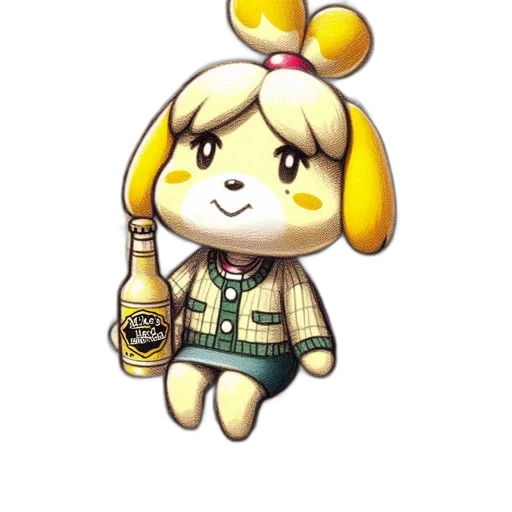 bottle, animal, staff, food transparent PNG cut-out