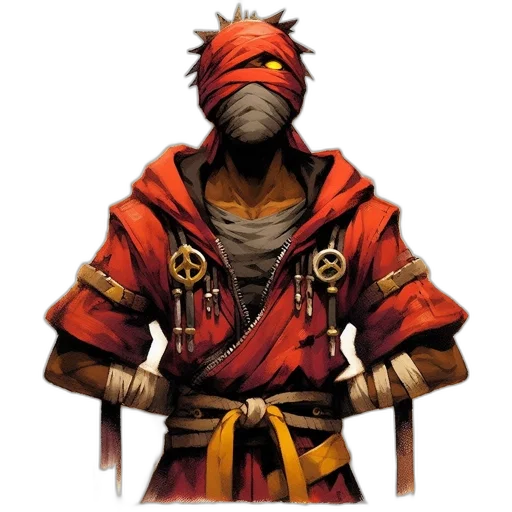 mask, staff, sword, face transparent PNG cut-out