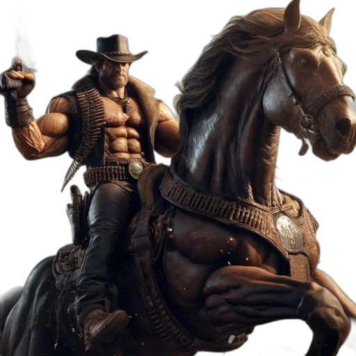 concept art, comic book art, photorealistic, 3d render transparent PNG cut-out