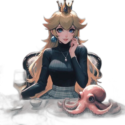crown, creature, dragon, dress transparent PNG cut-out