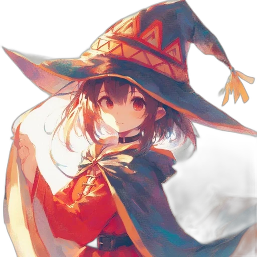 hat, staff, mask, dragon transparent PNG cut-out
