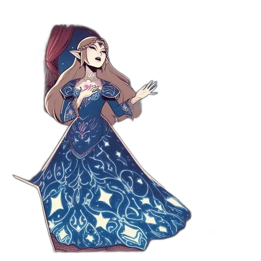 dress, concept art, pixel art, fantasy art transparent PNG cut-out
