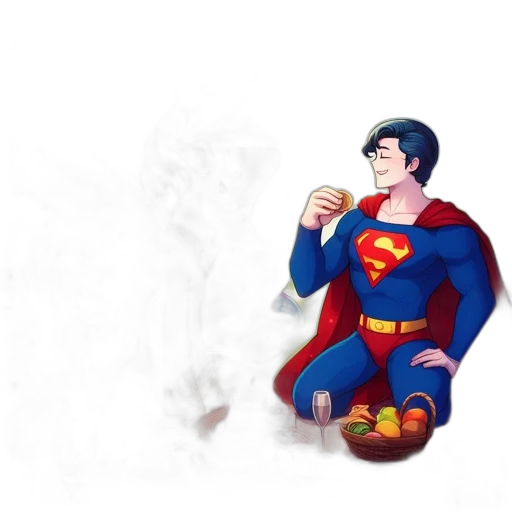 comic book art, concept art, cartoon, pixel art transparent PNG cut-out