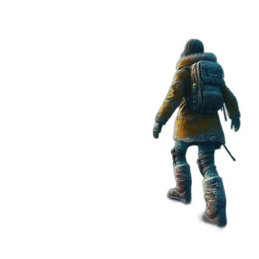 jacket, weapon, creature, robot transparent PNG cut-out