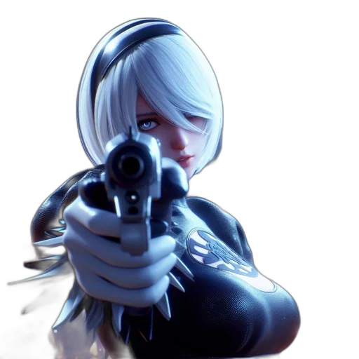 weapon, face, jacket, mask transparent PNG cut-out
