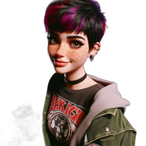 jacket, face, robot, staff transparent PNG cut-out