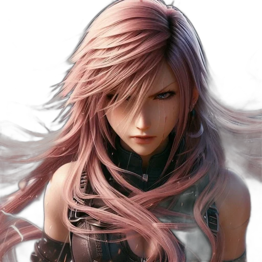 hair, face, fantasy art, concept art transparent PNG cut-out