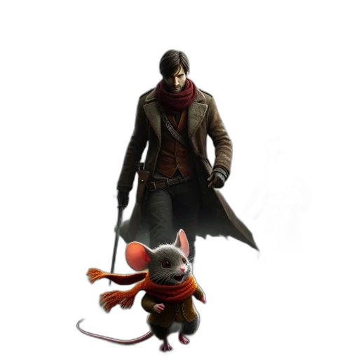 concept art, 3d render, fantasy art, red transparent PNG cut-out