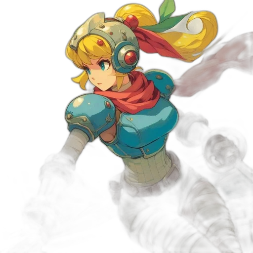robot, mask, weapon, staff transparent PNG cut-out